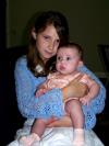 48 Caitlyn holding her little sister, Savannah